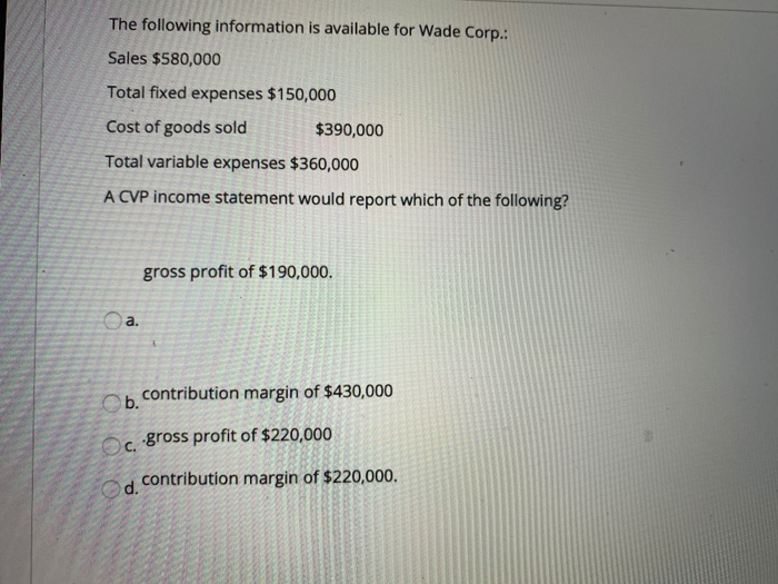 analysis does not consider level of activity. 0 b fixed cost per