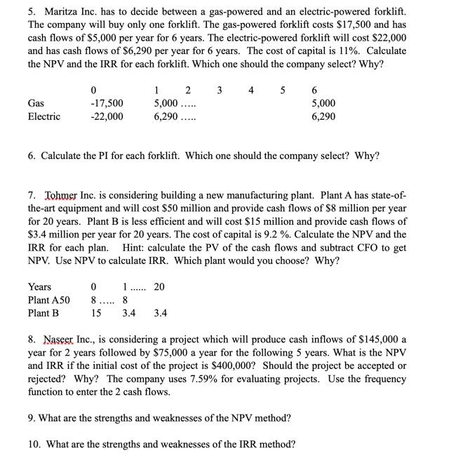 show the calculation details. The results will be graded. 1. Greg Enterprises