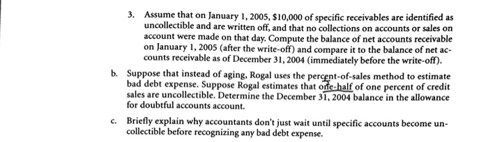 entry for bad debt expense, Rogal Co, had f$184.000 in its accounts