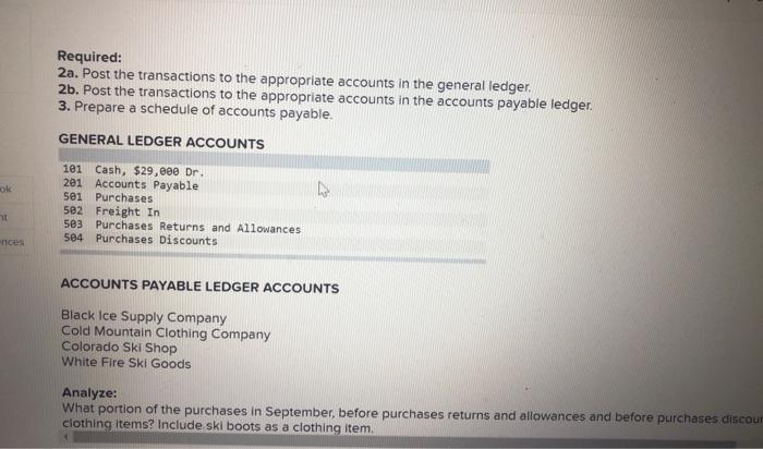 8-4, 8-5 High Country Ski Shop is a retall store that selis