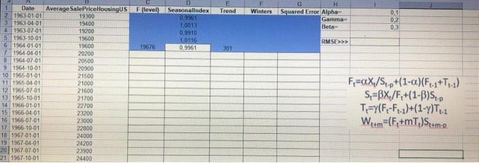 each forecast in the space provided (note: do not modify anything in
