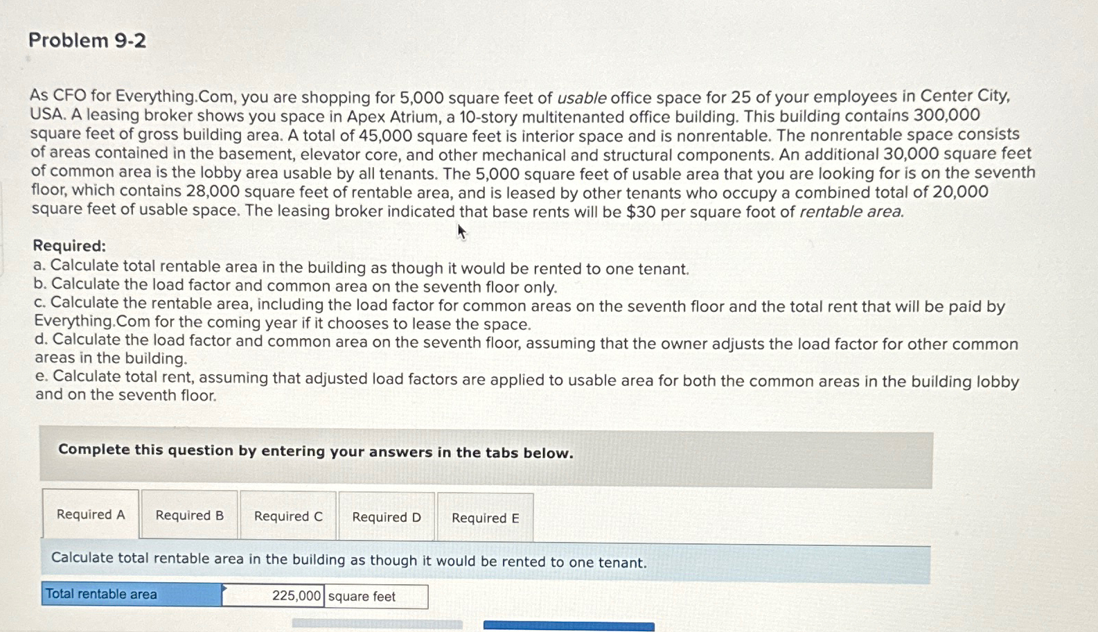  Problem 9-2 As CFO for Everything.Com, you are shopping for 5,000