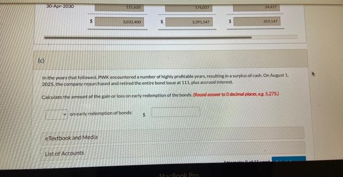 PWK Ltd. issued a series of bonds in order to raise money