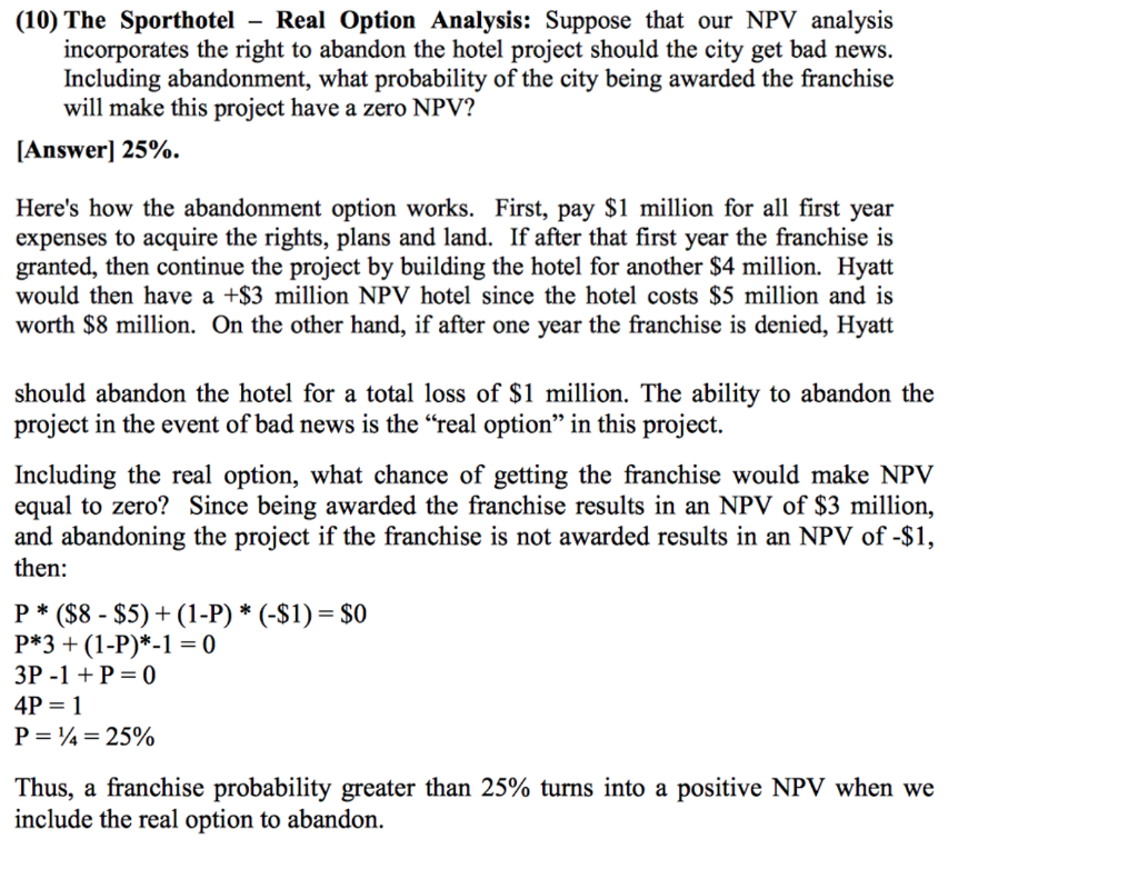 chapter. The change to consider is this: suppose that the value of