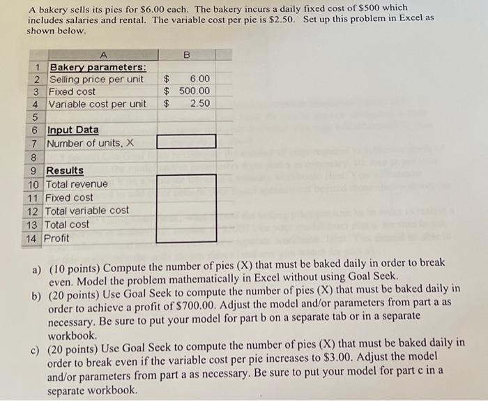  Please show steps in Excel using Goal Seek. Please show formulas