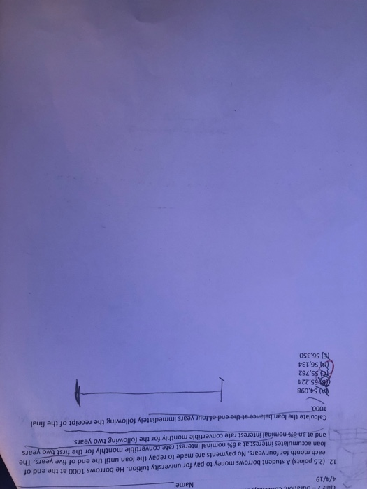 1.000 was purchased for 600. An n-year hased for 600. An n-year