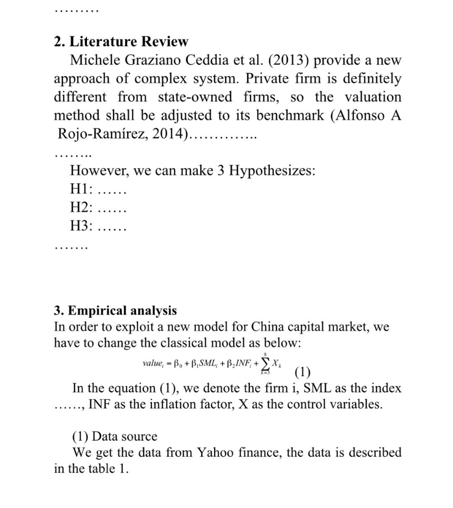 Company 1.Introduction As China is making a great reform of its capital
