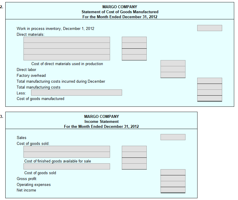 work. 1. Rita Company $ 139,500 65,100 (a) (b) Margo Company $