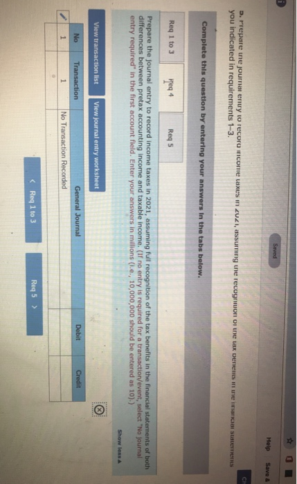 sold this year, Tru took the position that it could recognize the