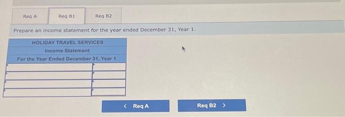 1 . \begin{tabular}{|l|l|l|} \hline \multicolumn{2}{|c|}{ HOLIDAY TRAVEL SERVICES } \\ \hline \multicolumn{1}{|c|}{