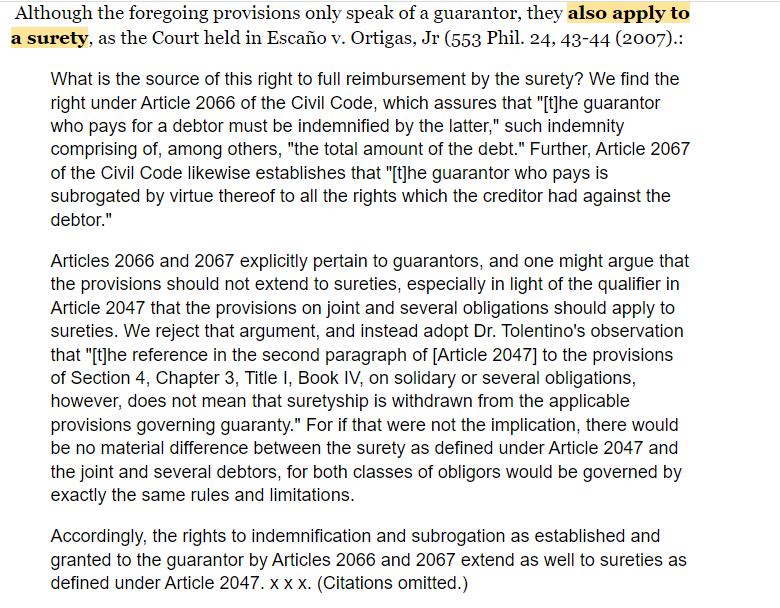 [Solved] The rights of a guarantor who pays for th SolutionInn