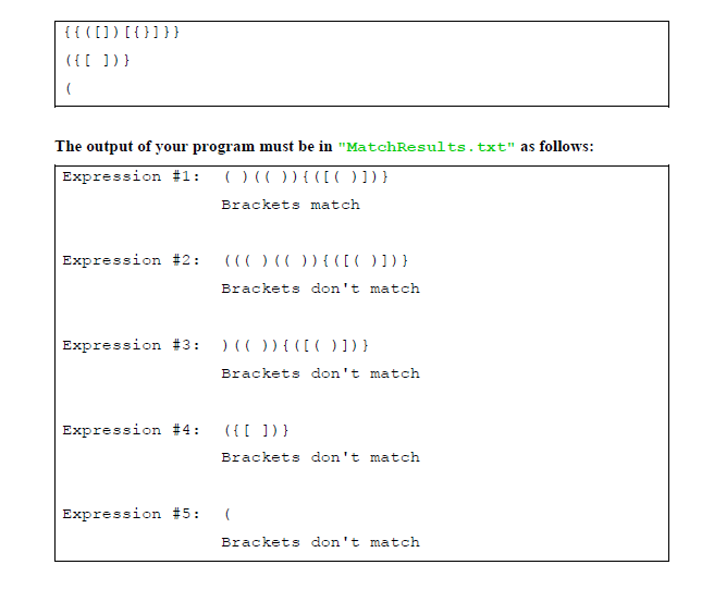 [Solved] ? Checking Parentheses Matching Consider | SolutionInn