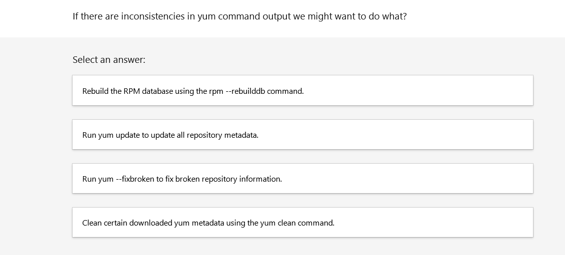 [Solved] If there are inconsistencies in yum comma SolutionInn