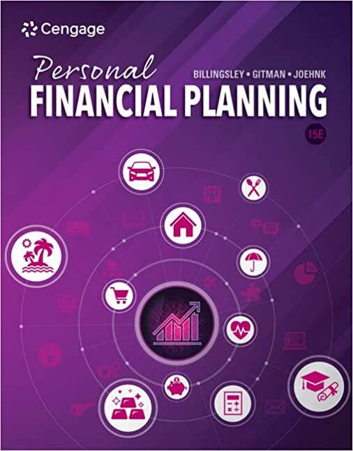 Personal Financial Planning 2nd edition SolutionInn