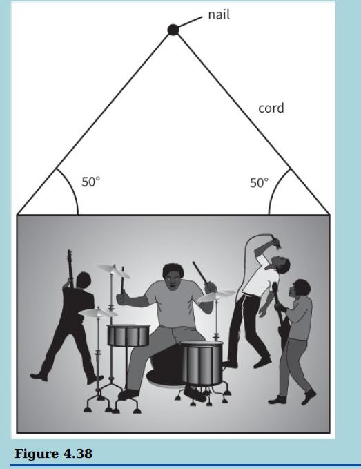 [Solved] This diagram shows a picture hanging symm SolutionInn