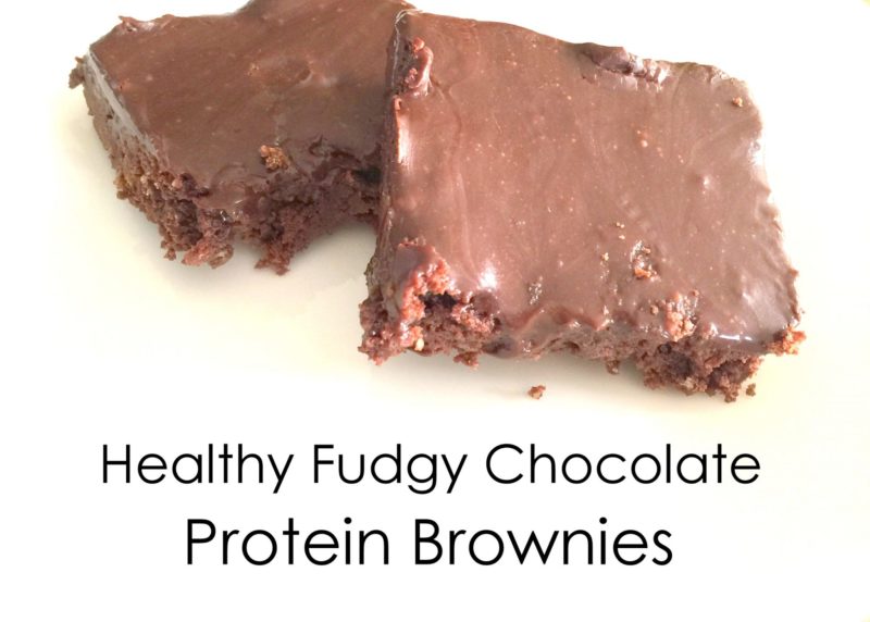 Healthy Fudgy Chocolate Protein Brownies Diary of a Fit Mommy