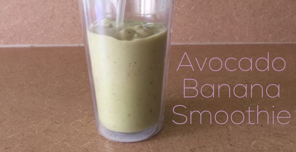 Avocado Banana Smoothie Diary of a Fit Mommy