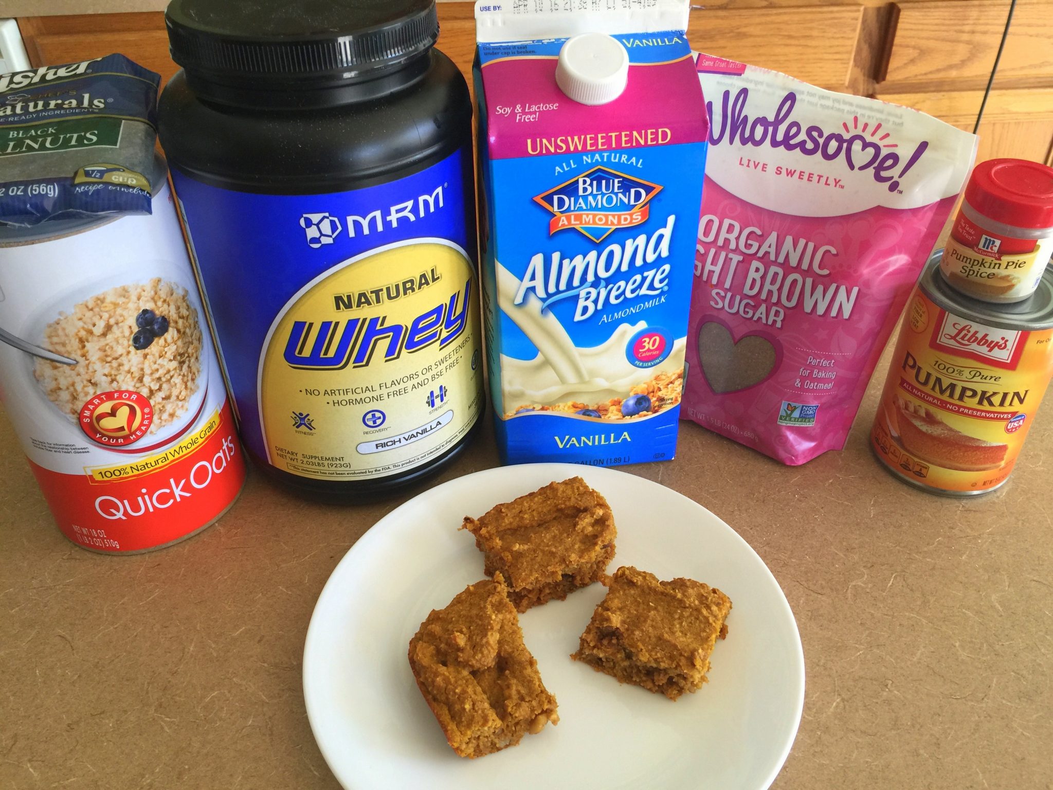 Jamie Eason's Pumpkin Protein Bars Recipe Diary of a Fit Mommy