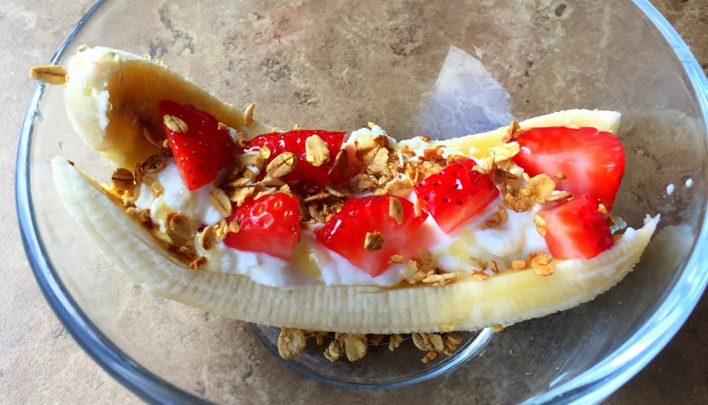 Healthy Banana Split Recipe Diary of a Fit Mommy