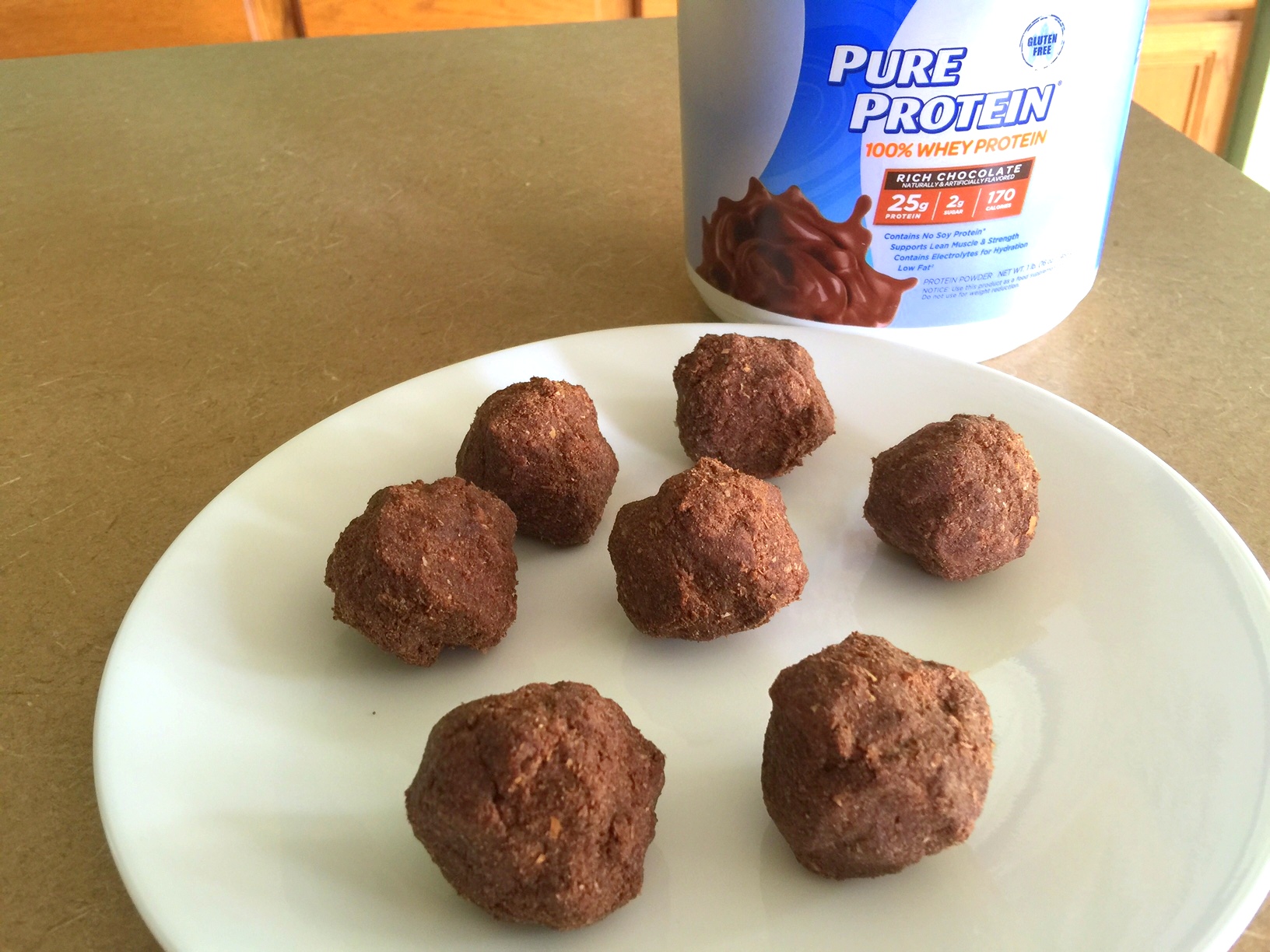 NoBake Protein Brownie Bites Diary of a Fit Mommy