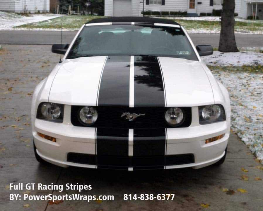 Dress up your Mustang with racing stripes contact us 814-838-6377