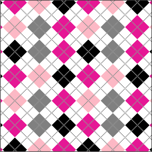 pink argyle