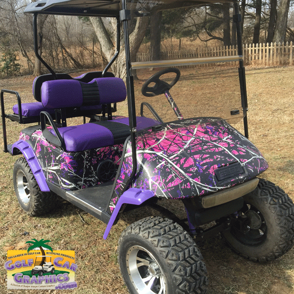 Moon Shine Muddy Girl Camouflage | Golfcargraphics.com