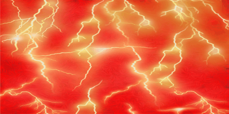 lightning orangered golfcargraphics