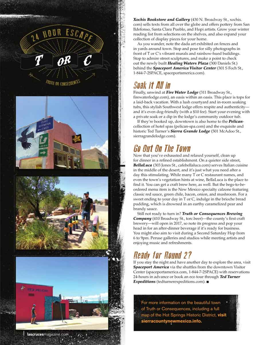 24Hour Escape Truth or Consequences Sierra County New Mexico