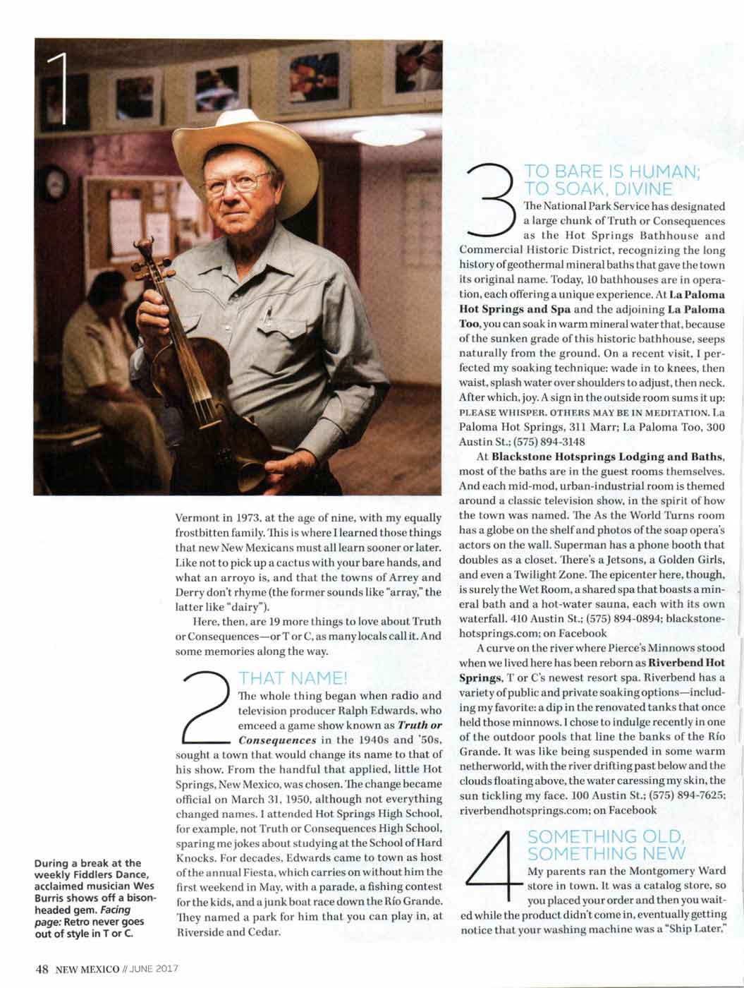 20 Things to Love About Truth or Consequences Sierra County New Mexico