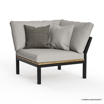 Florence Teak Wood Outdoor Corner Sofa