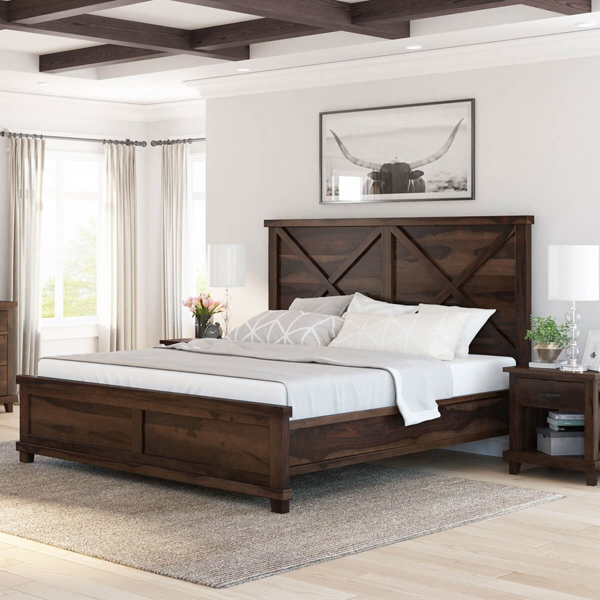 Farm Style Wooden Bed Frames