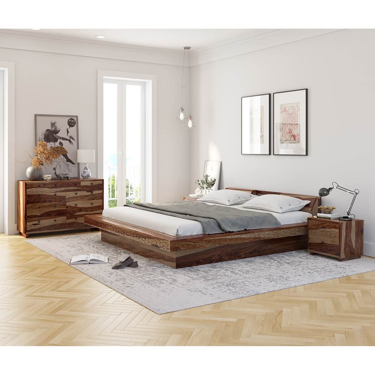 Dallas Ranch 4 Piece Bedroom Set