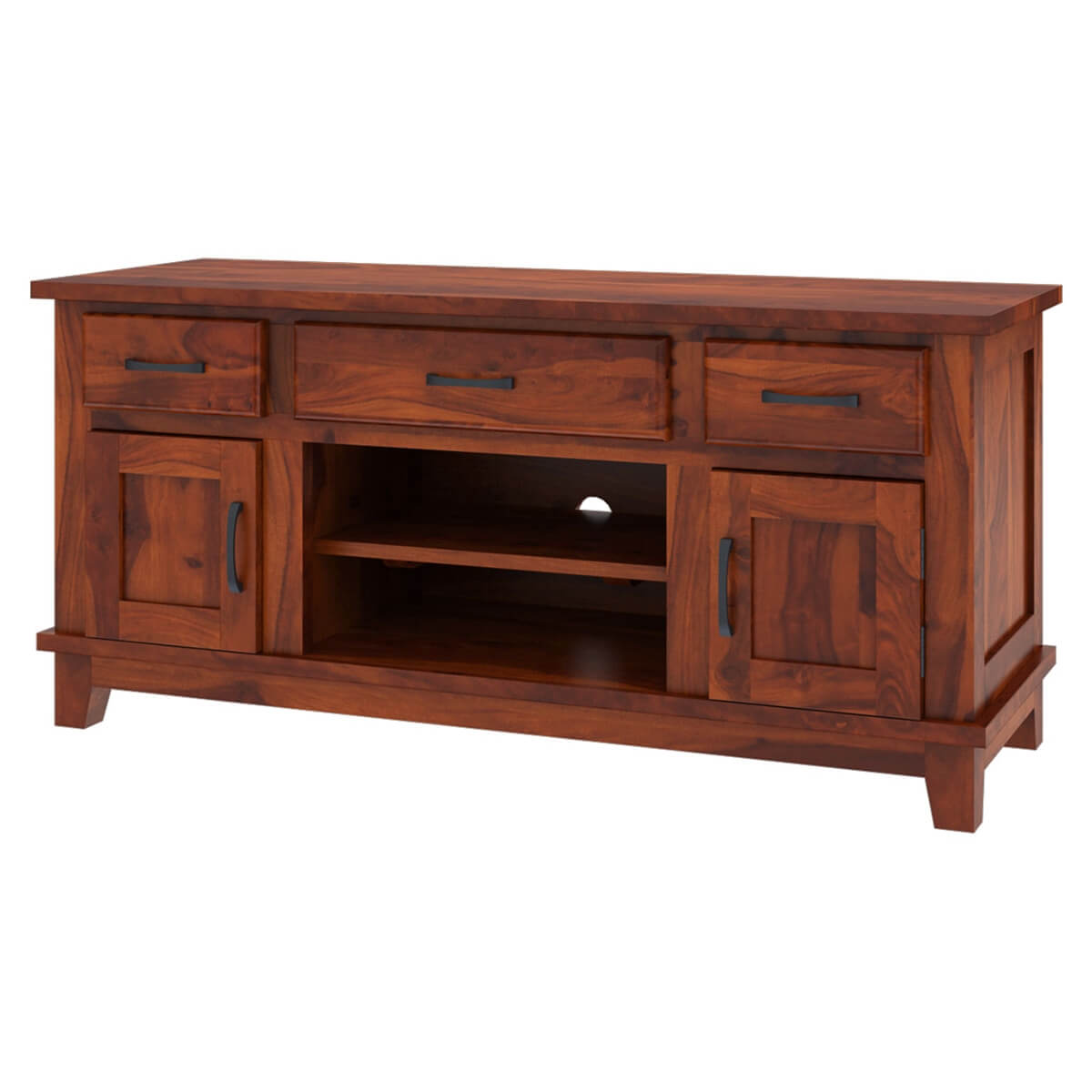 Sierra Nevada Rustic Solid Wood TV Stand Media Console