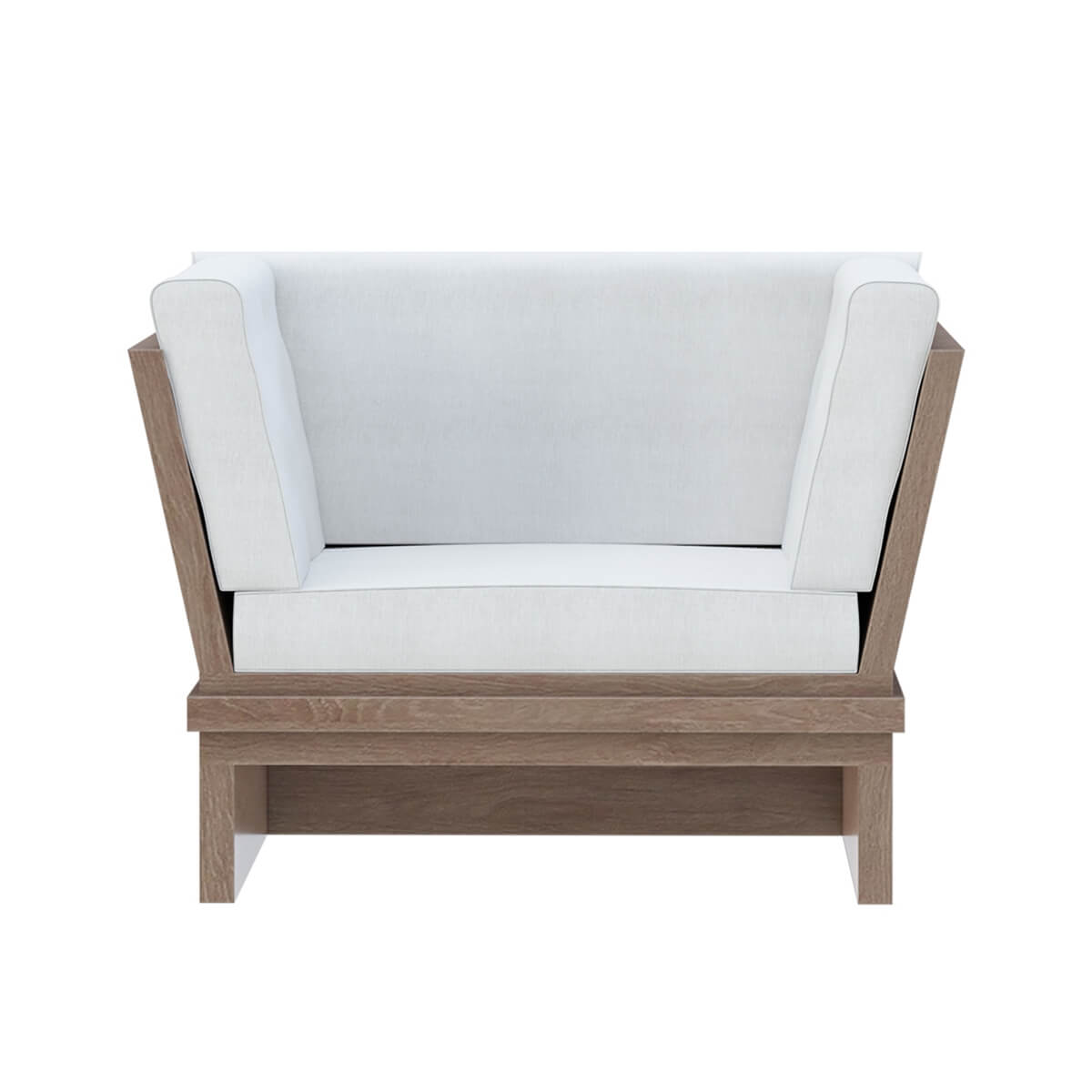 Geelong Teak Wood Outdoor Single Sofa