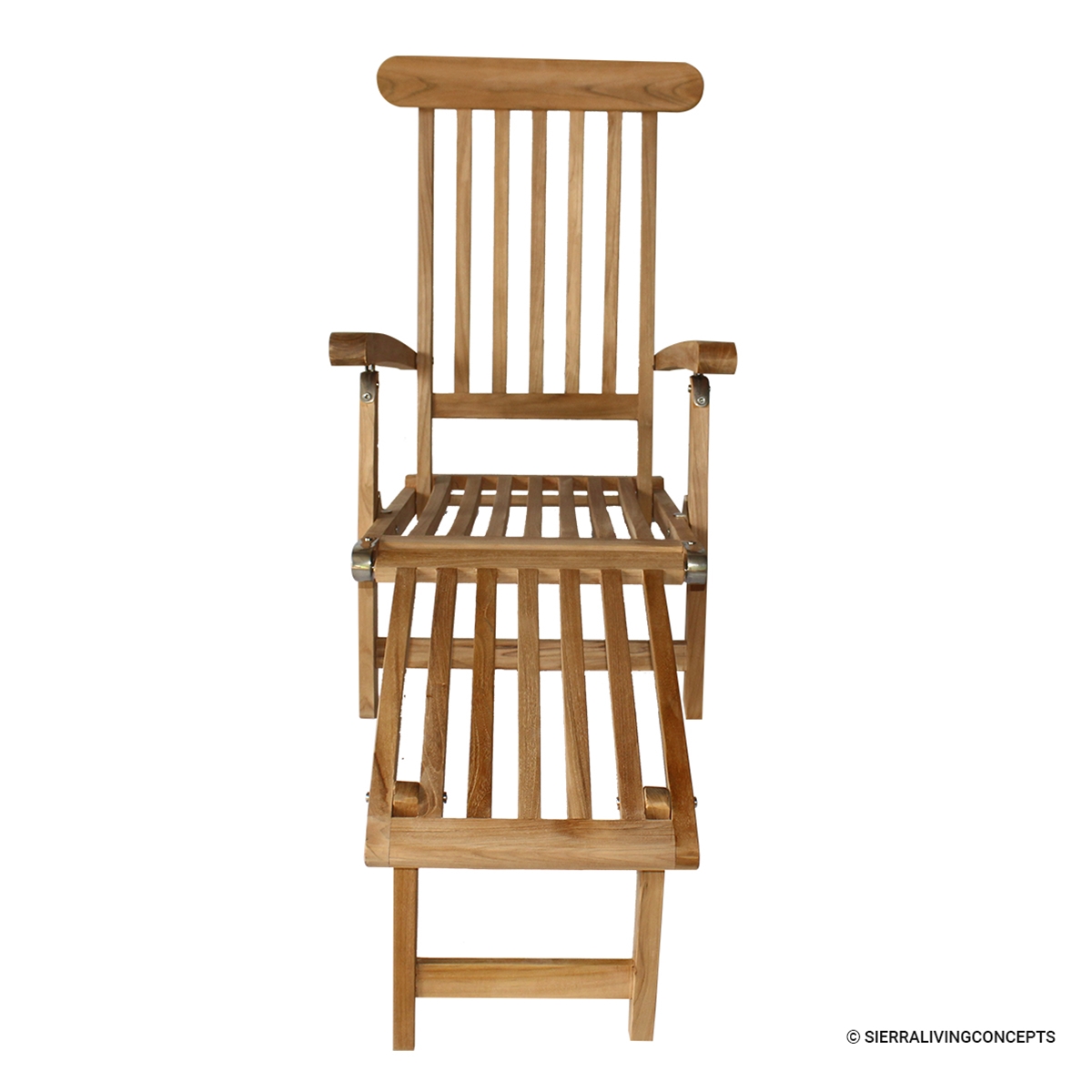 Normandy Solid Teak Wood Steamer Chair