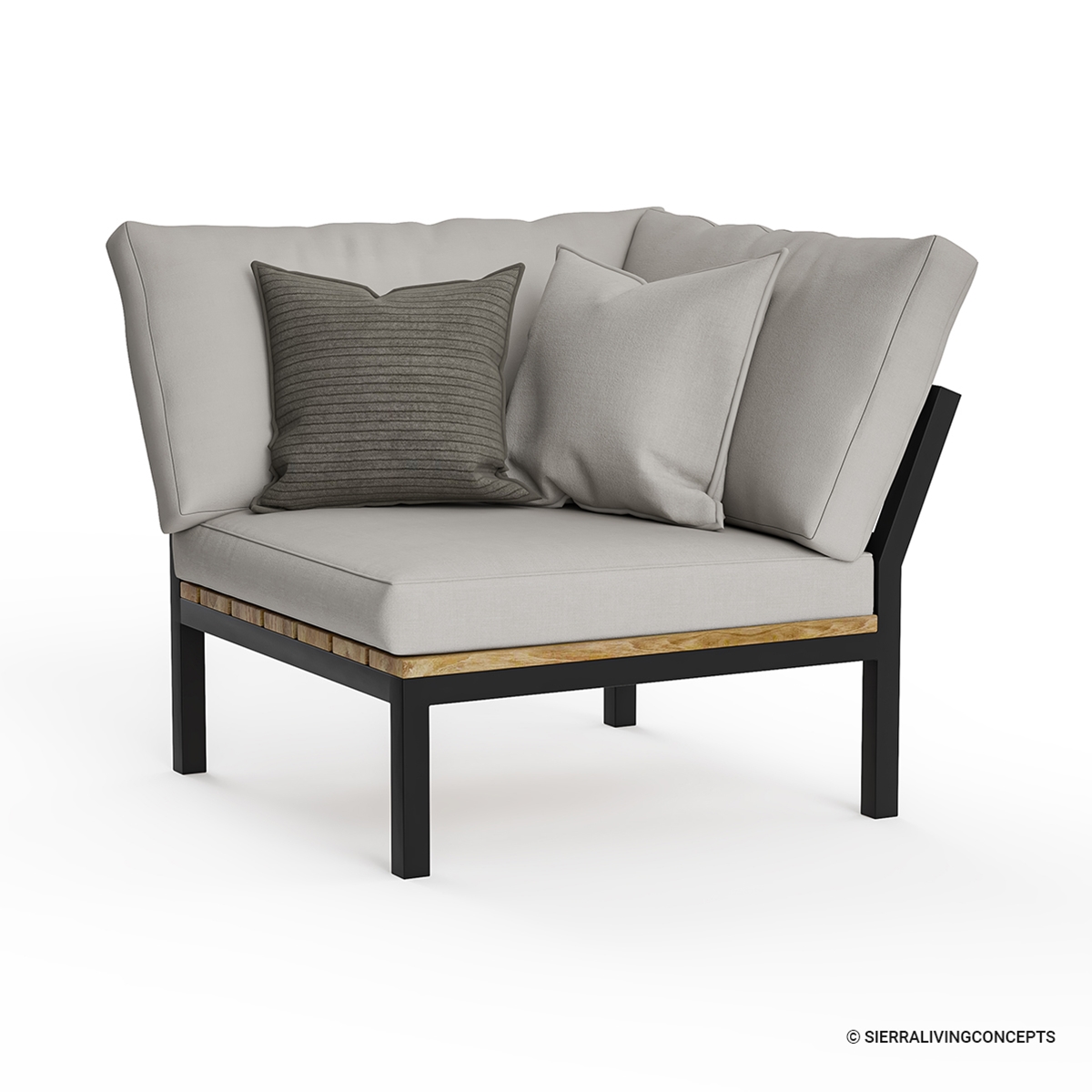 Florence Teak Wood Outdoor Corner Sofa