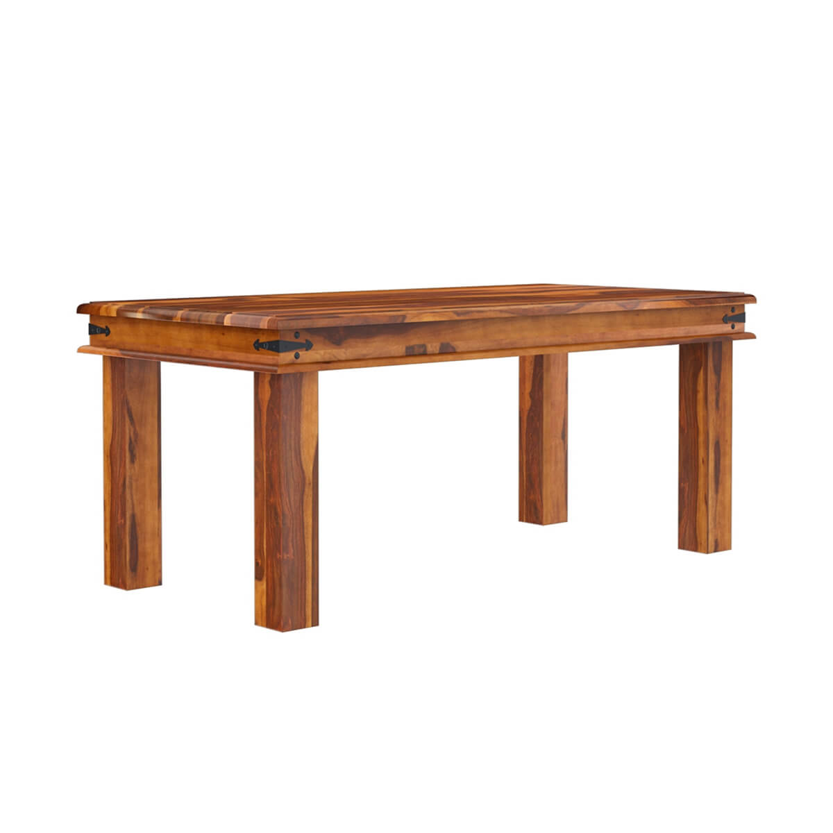 Philadelphia Classic Transitional Rustic Solid Wood Dining Room Table For 6