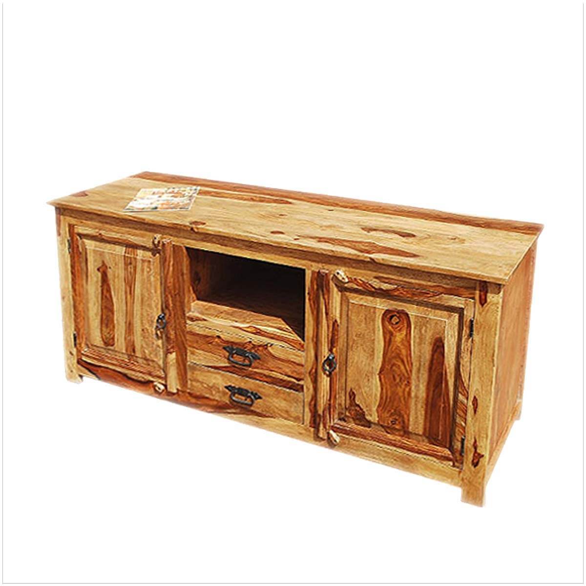 Santa Fe Solid Wood 2 Drawer Long Tv Stand Entertainment Cabinet