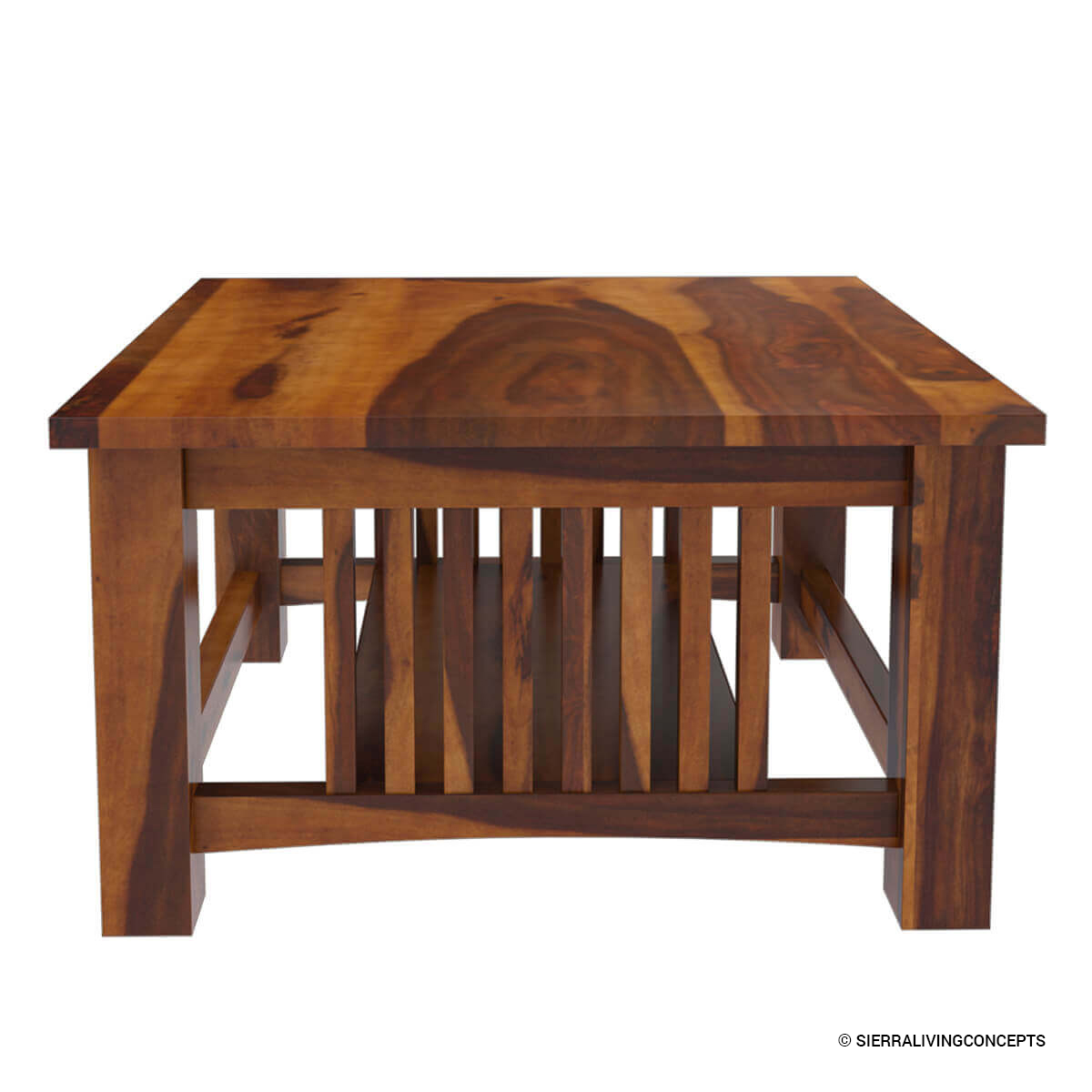 Jeddito Mission Rustic Solid Wood Square Coffee Table