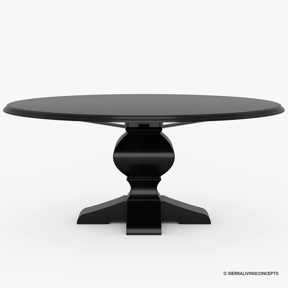 Sierra Nevada Rustic Solid Wood Large Round Dining Table For 10 People