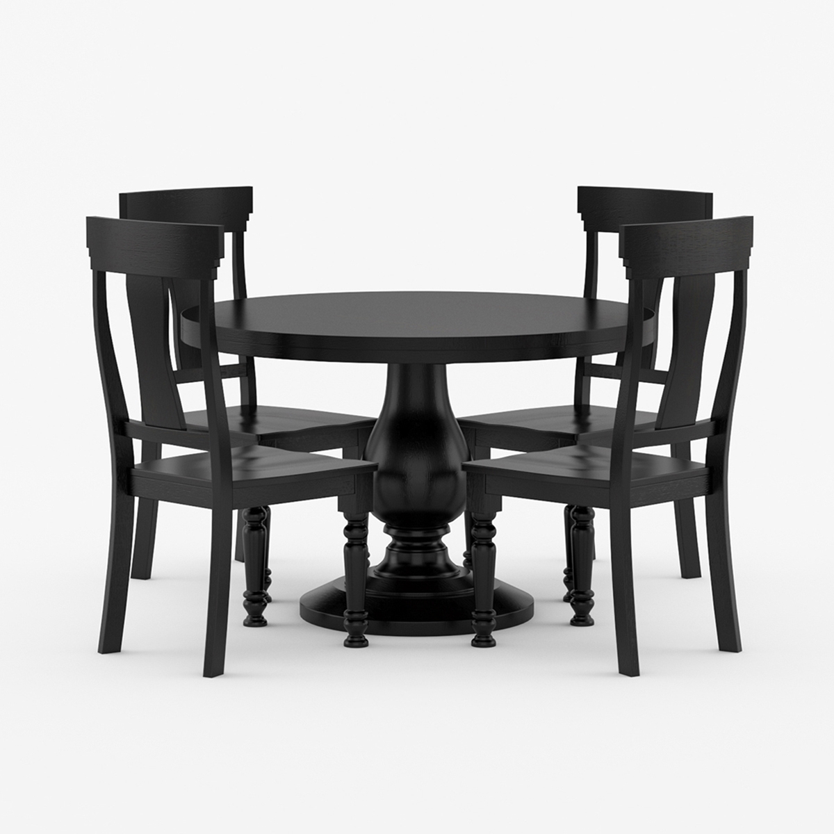 Colchester Solid Wood Handcrafted Round Kitchen Table