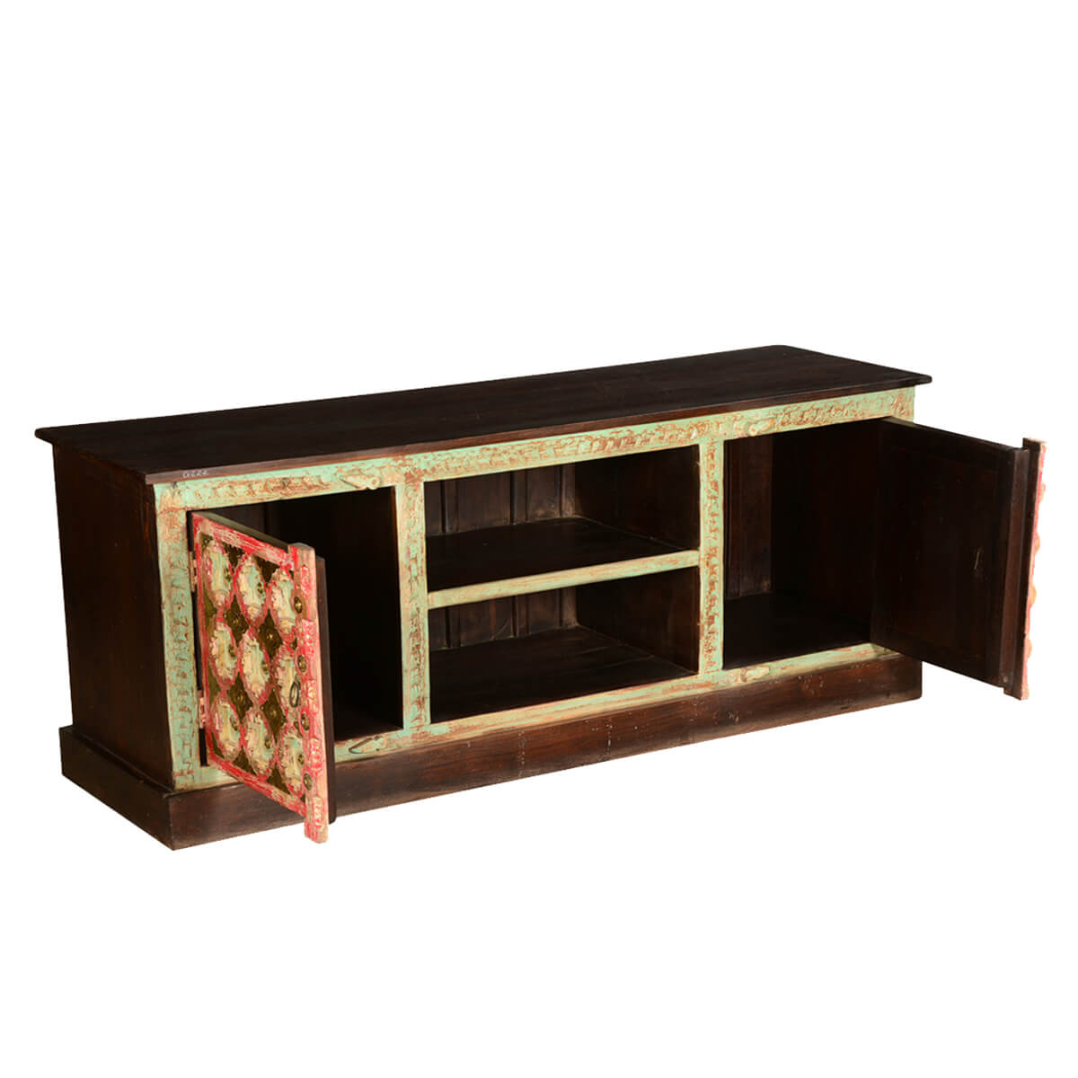 Basildon Solid Mango Wood TV Stand Media Console