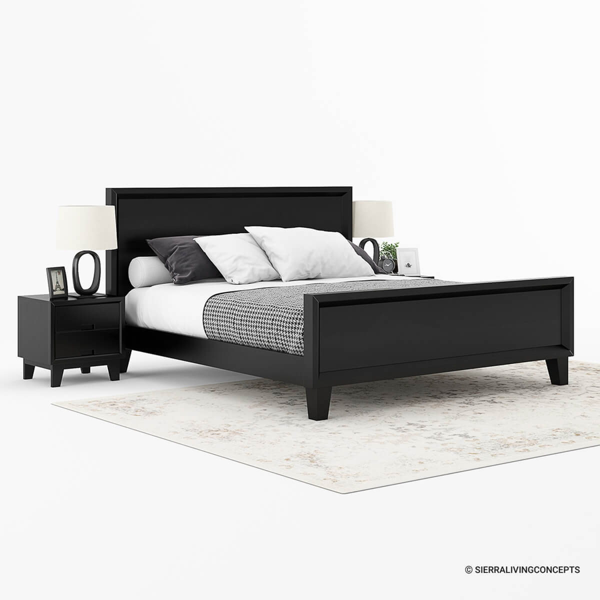 Modern Simplicity Mocha 7 Piece Bedroom Set