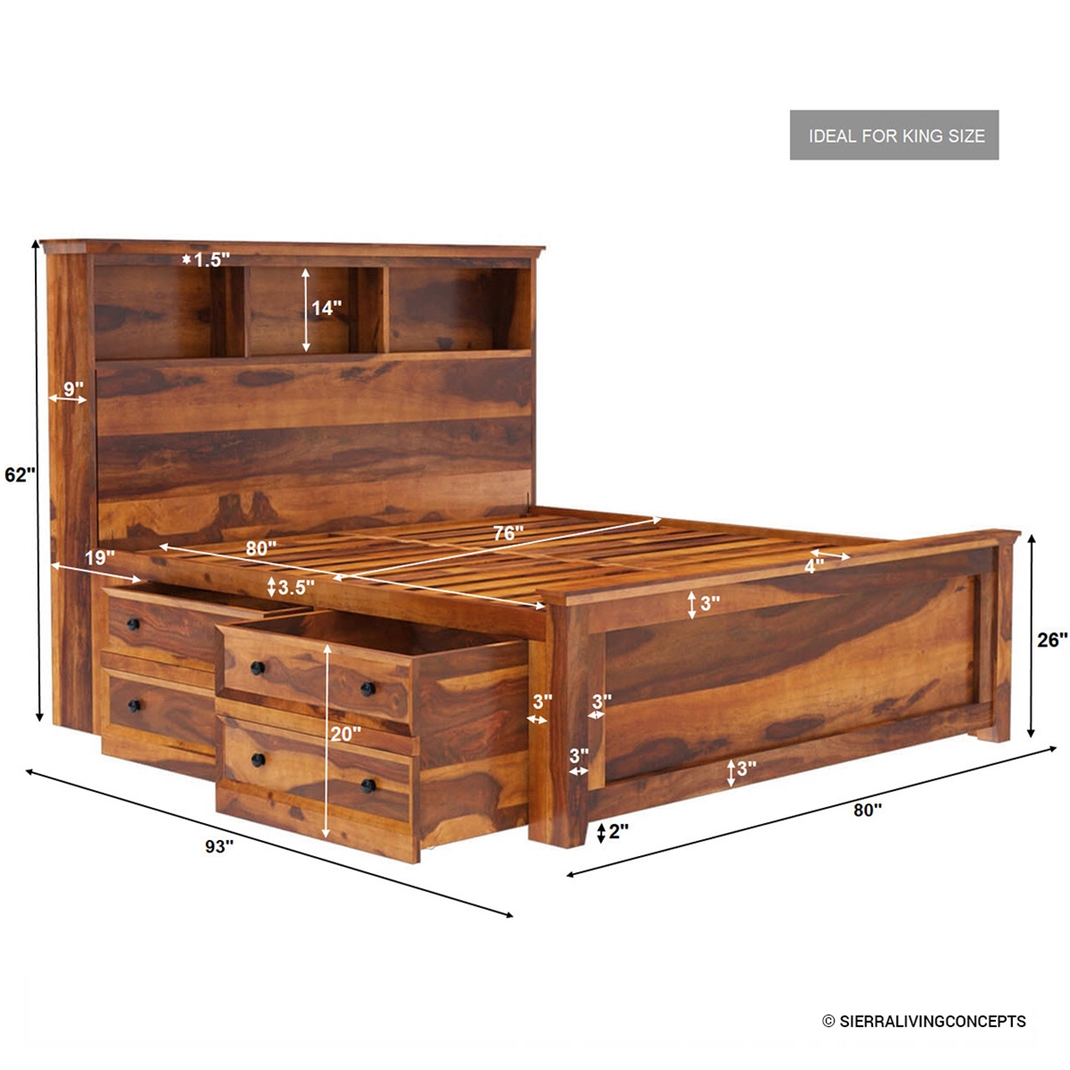 Mission Modern 6 Piece Bedroom Set