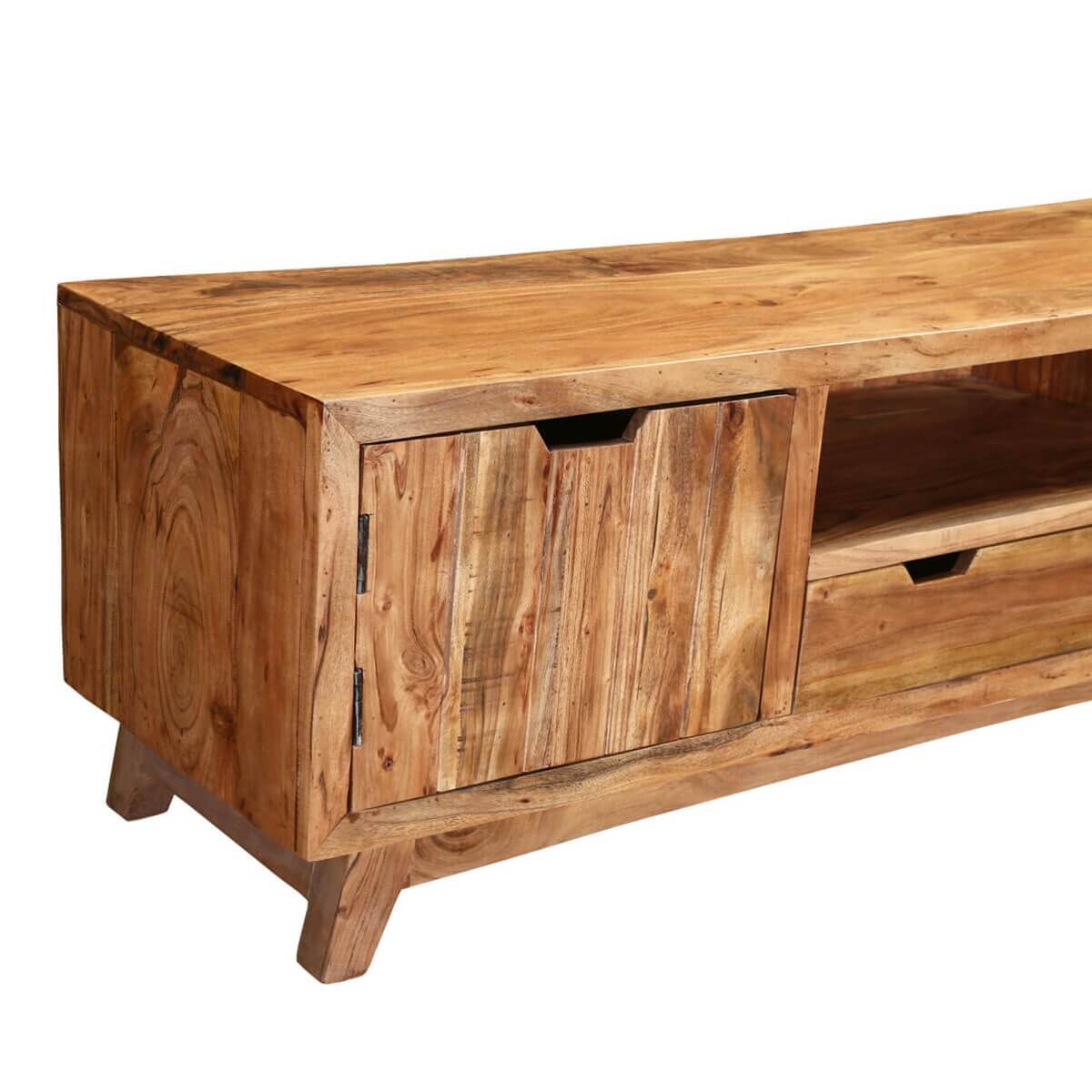 Augusta Handcrafted Rustic Solid Wood TV Media