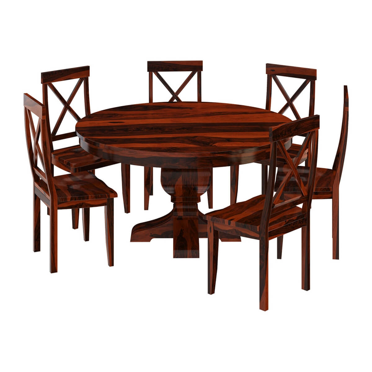 Missouri Solid Wood Round Dining Room Set