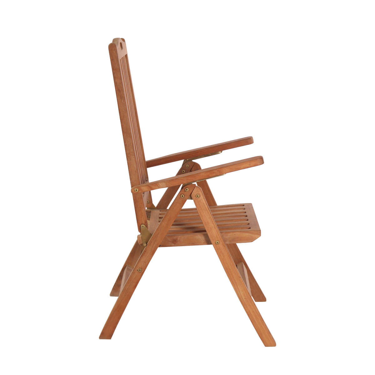 Clendenin Stylish Handcrafted Solid Teak Wood Patio Chair