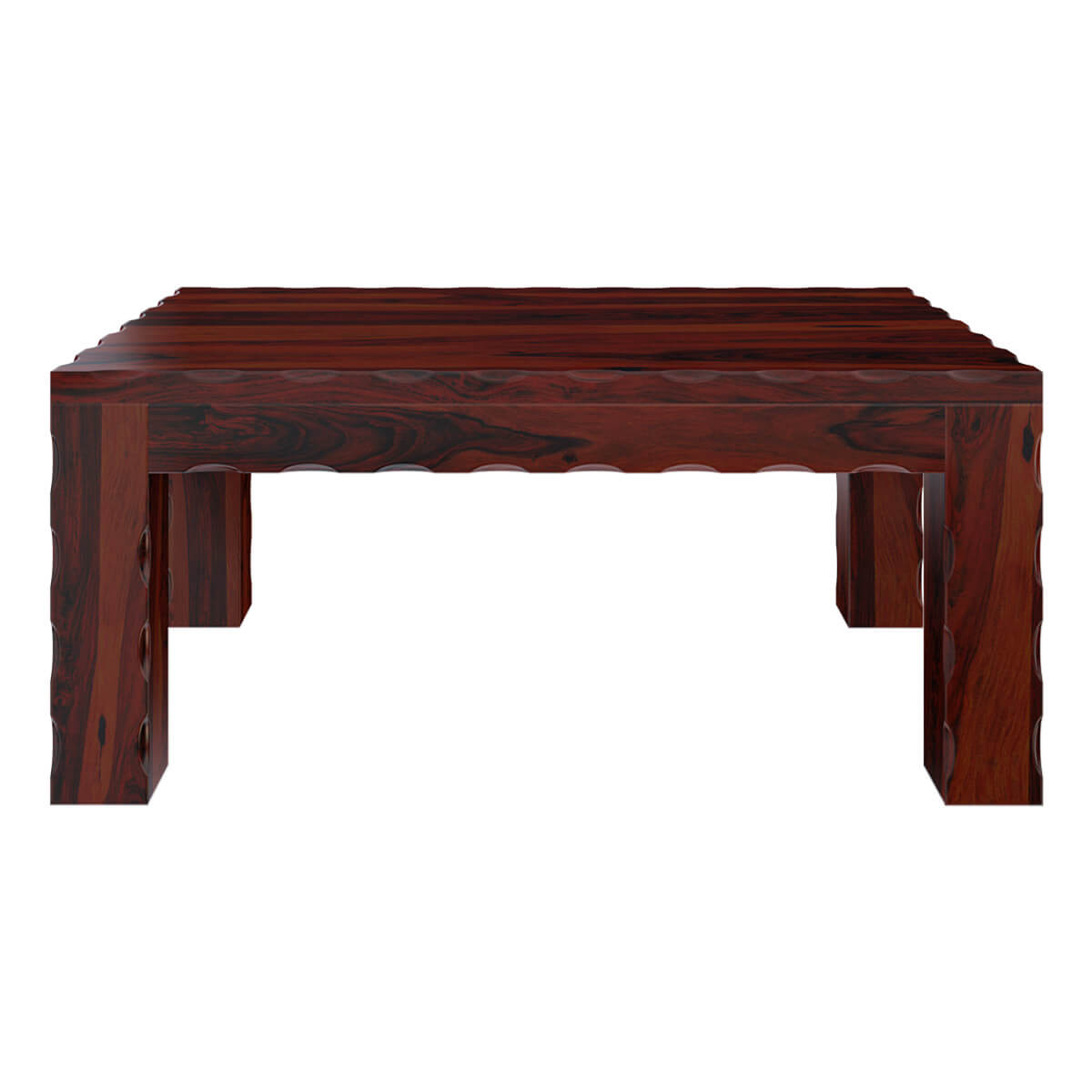 Yakima Rustic Solid Wood 3 Piece Coffee Table Set