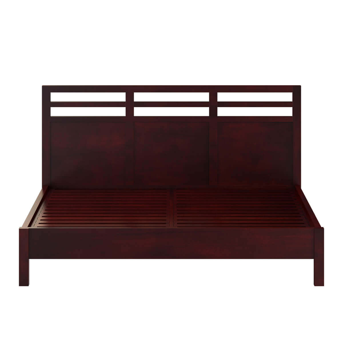 Andalusia Contemporary Solid Mahogany Wood Platform Bed Frame